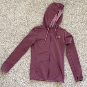 The North Face hoodie, size xs, color pink